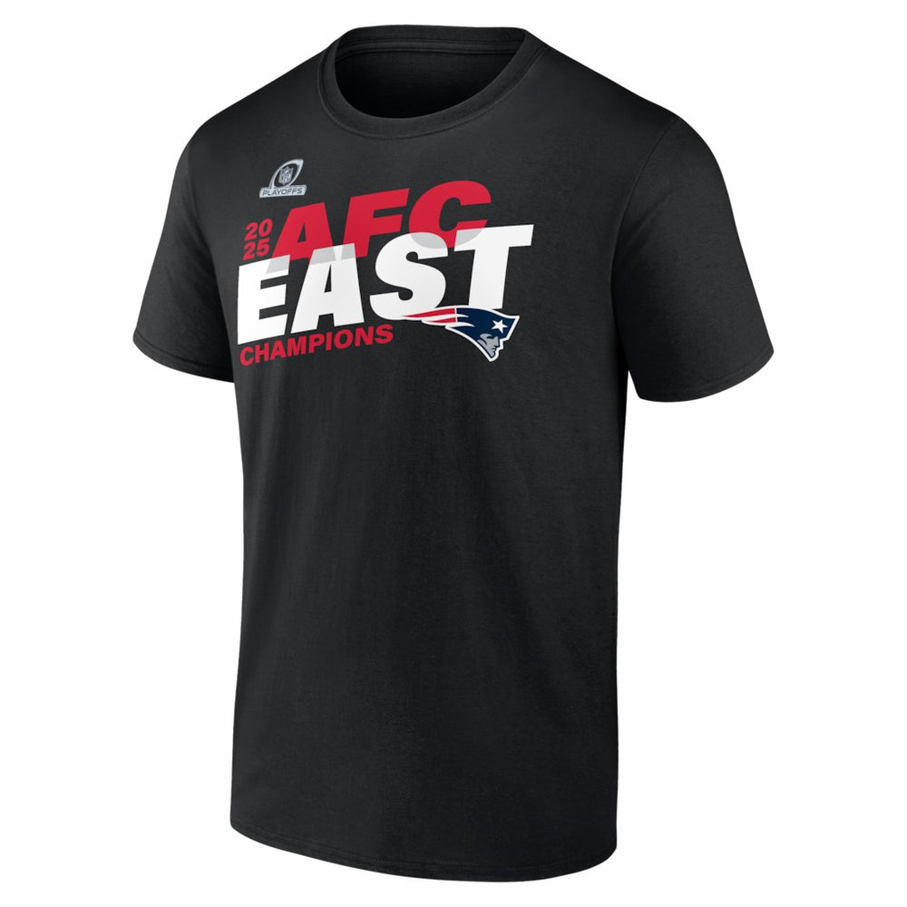 2025 AFC East Division Champions Big & Tall Conquer T-Shirt - New England Patriots T-shirts