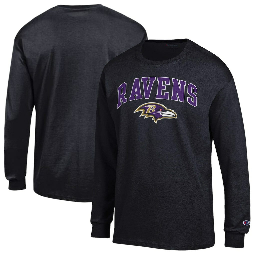 Arch Over Logo Long Sleeve T-Shirt - Baltimore Ravens T-shirts