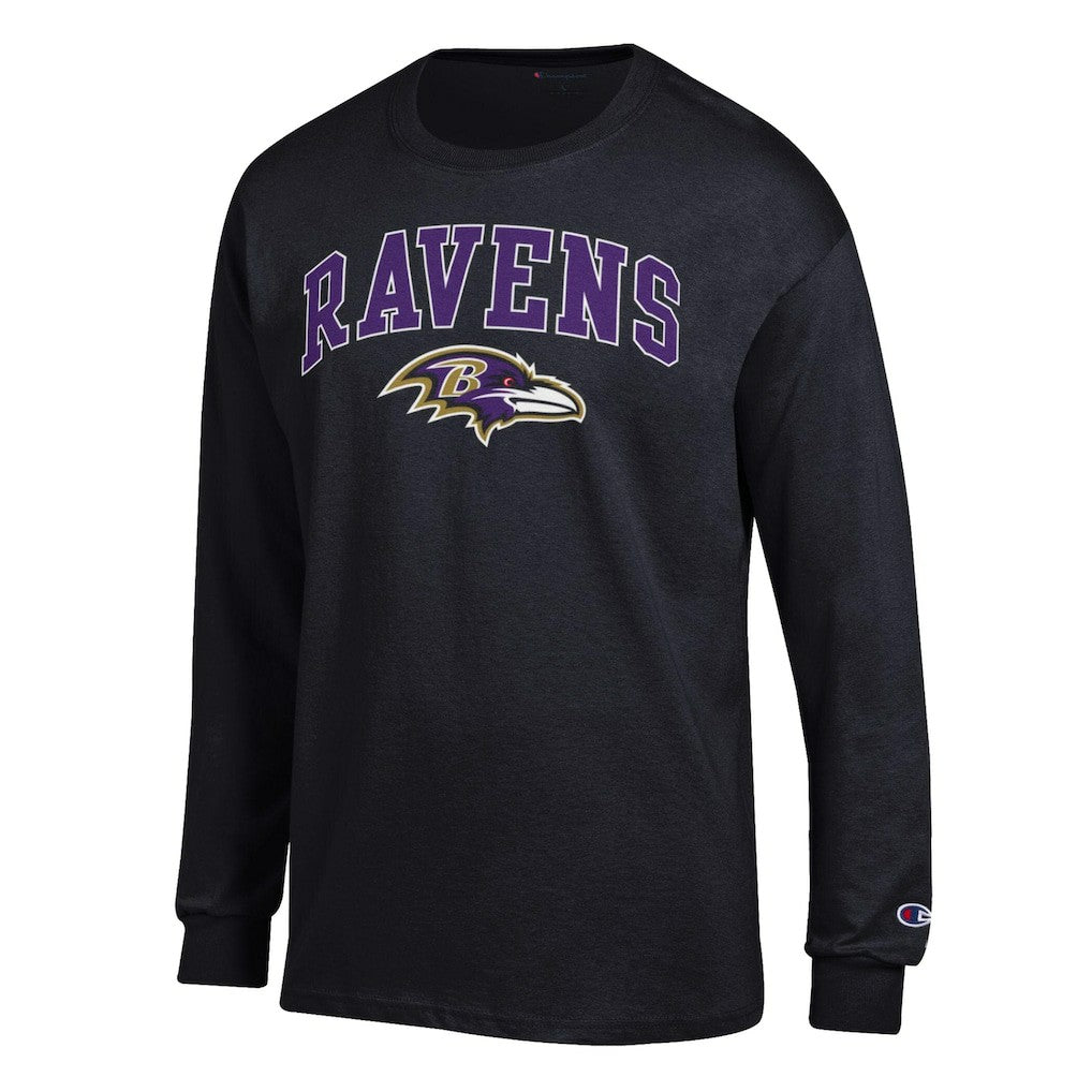 Arch Over Logo Long Sleeve T-Shirt - Baltimore Ravens T-shirts