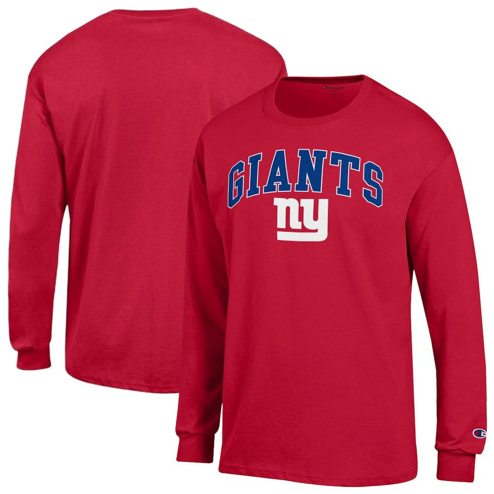 Arch Over Logo Long Sleeve T-Shirt - New York Giants T-shirts