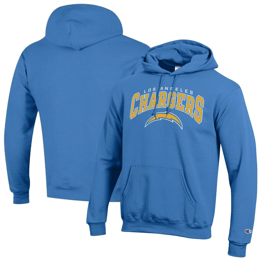 Powerblend Arch over Logo Hoodie - Los Angeles Chargers Hoodies