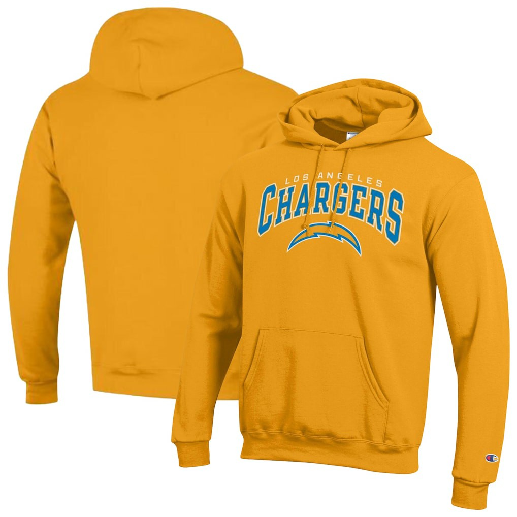 Powerblend Arch over Logo Hoodie - Los Angeles Chargers Hoodies