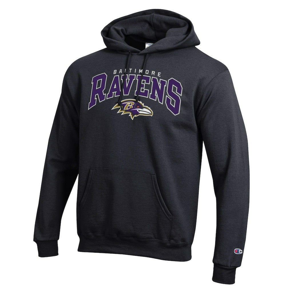 Powerblend Arch over Logo Hoodie - Baltimore Ravens Hoodies