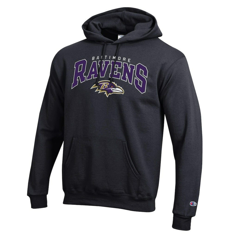 Powerblend Arch over Logo Hoodie - Baltimore Ravens Hoodies