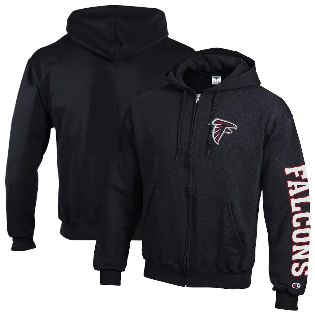 Powerblend Fleece Full-Zip Hoodie - Atlanta Falcons Hoodies