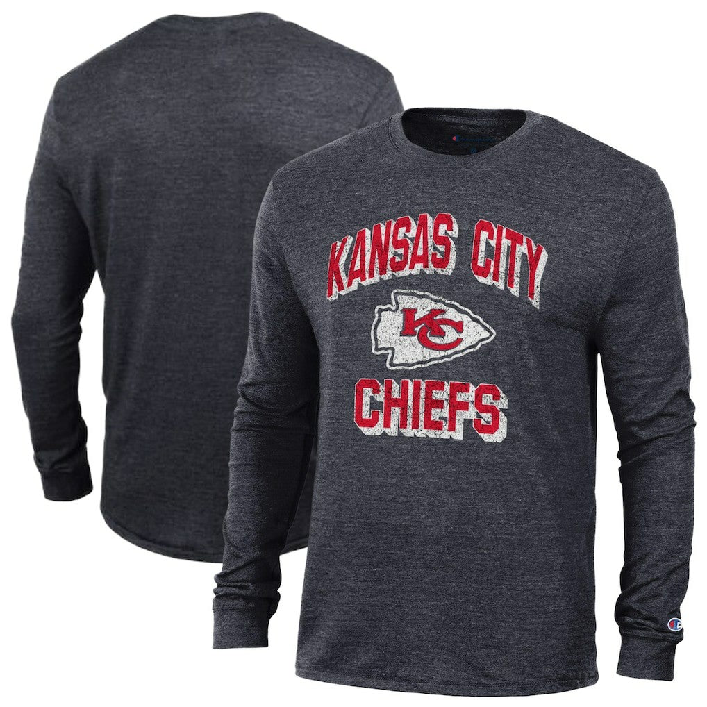 Ultimate Tri-Blend Long Sleeve T-Shirt - Kansas City Chiefs T-shirts