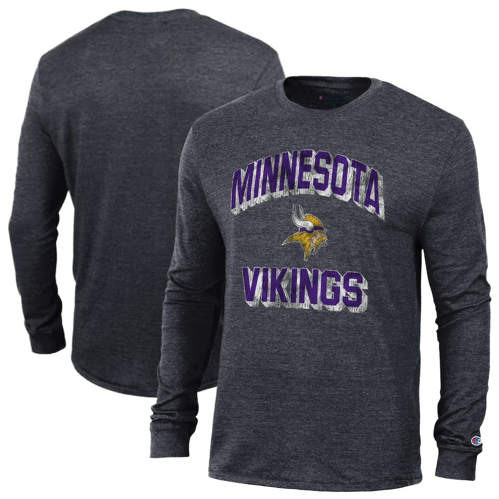 Ultimate Tri-Blend Long Sleeve T-Shirt - Minnesota Vikings T-shirts