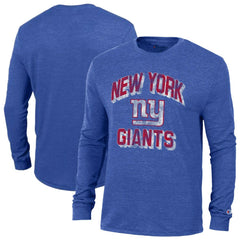 Ultimate Tri-Blend Long Sleeve T-Shirt - New York Giants T-shirts