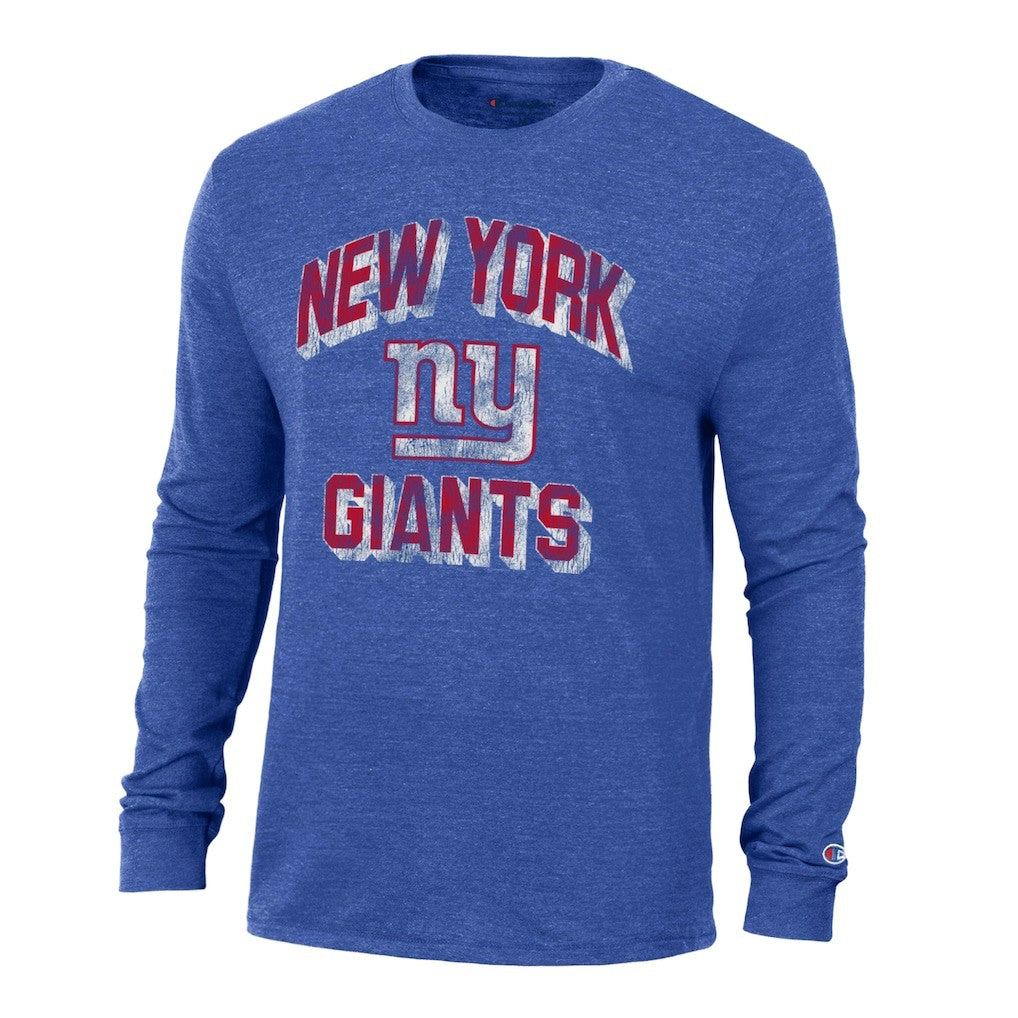 Ultimate Tri-Blend Long Sleeve T-Shirt - New York Giants T-shirts