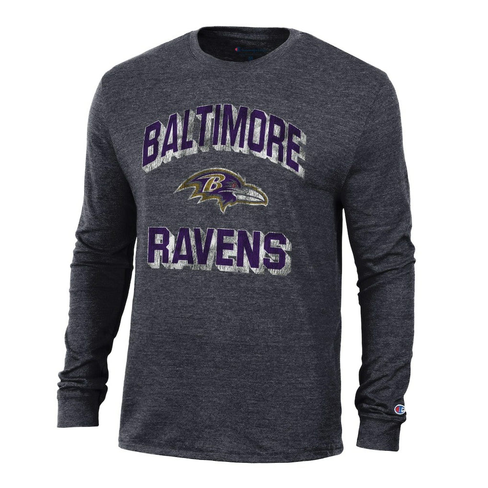 Ultimate Tri-Blend Long Sleeve T-Shirt - Baltimore Ravens T-shirts