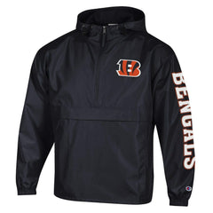 Packable Windbreaker Half-Zip Jacket - Cincinnati Bengals Jackets