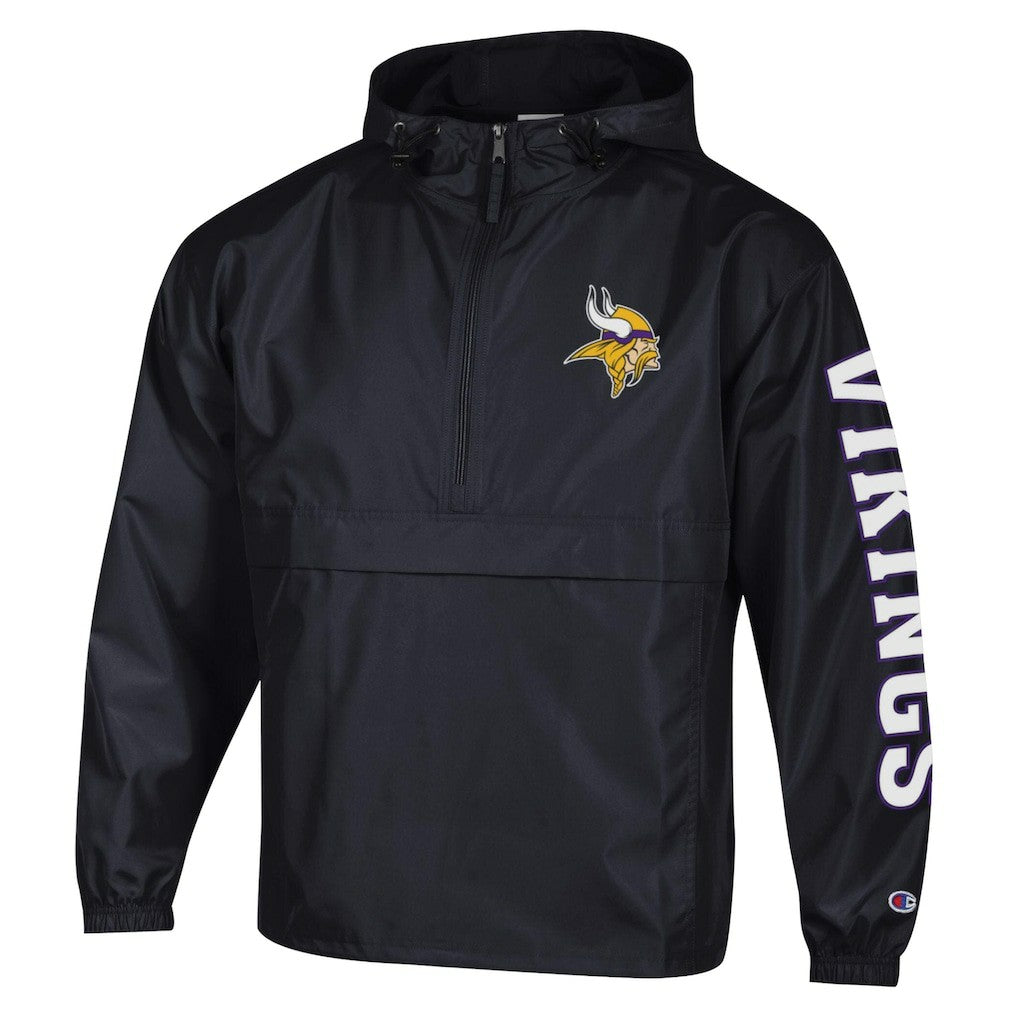 Packable Windbreaker Half-Zip Jacket - Minnesota Vikings Jackets