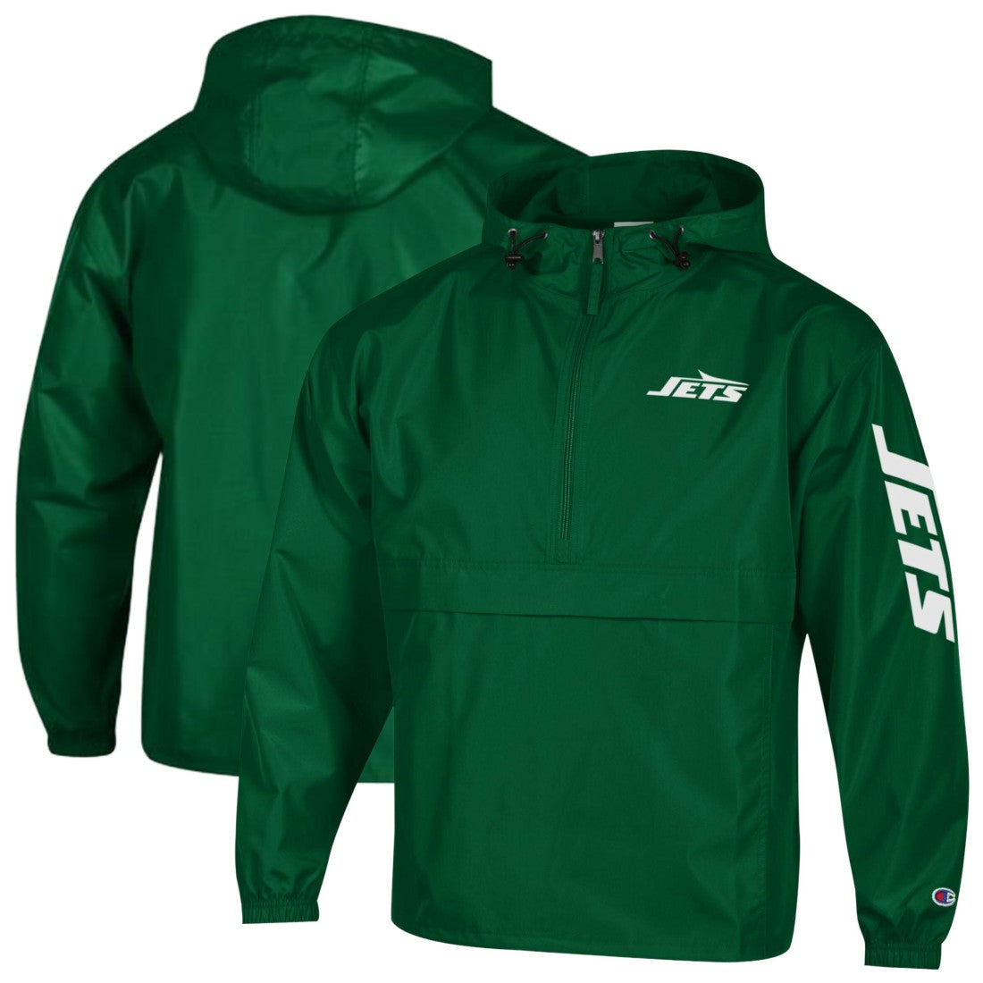 Packable Windbreaker Half-Zip Jacket - New York Jets Jackets