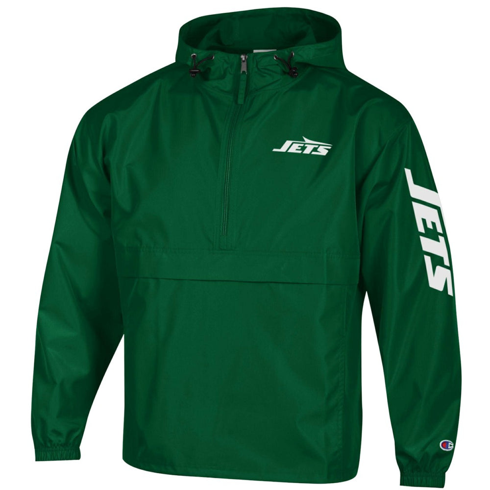 Packable Windbreaker Half-Zip Jacket - New York Jets Jackets