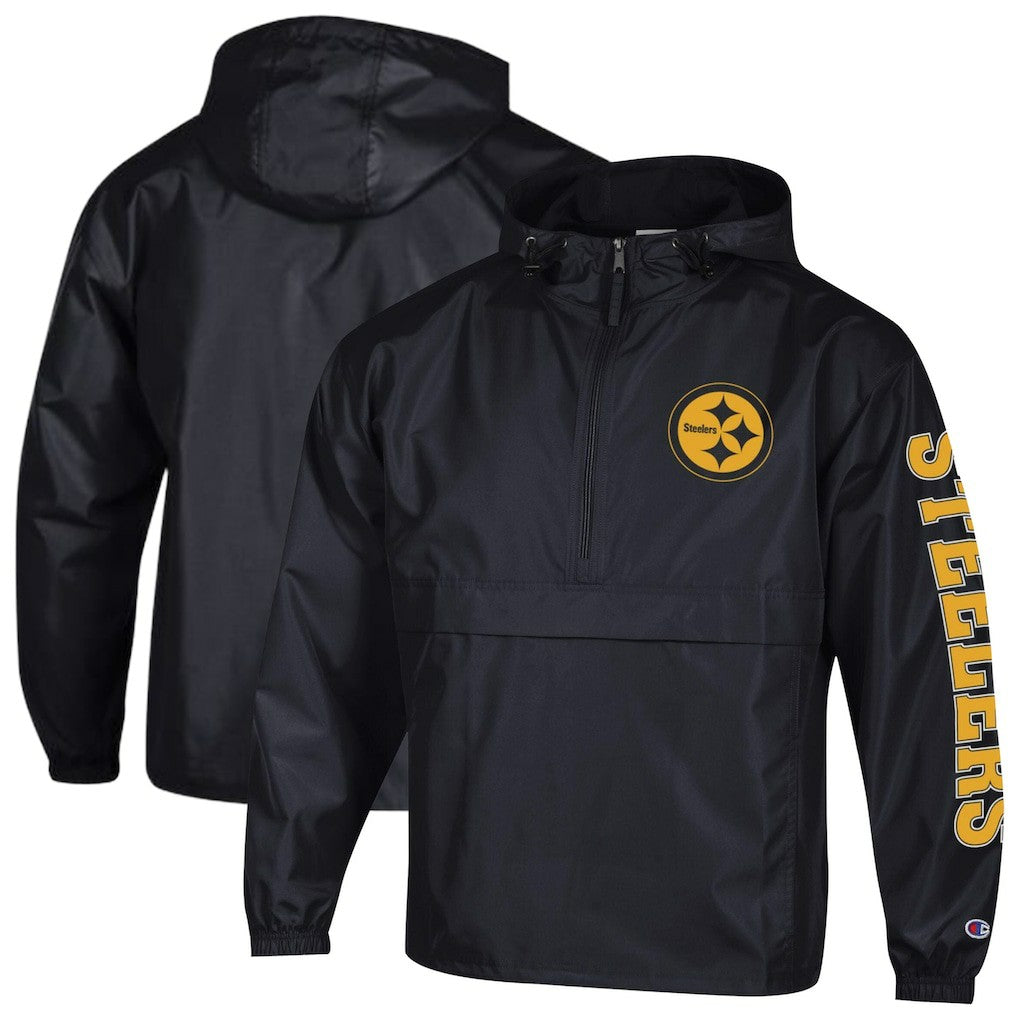 Packable Windbreaker Half-Zip Jacket - Pittsburgh Steelers Jackets