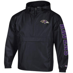 Packable Windbreaker Half-Zip Jacket - Baltimore Ravens Jackets