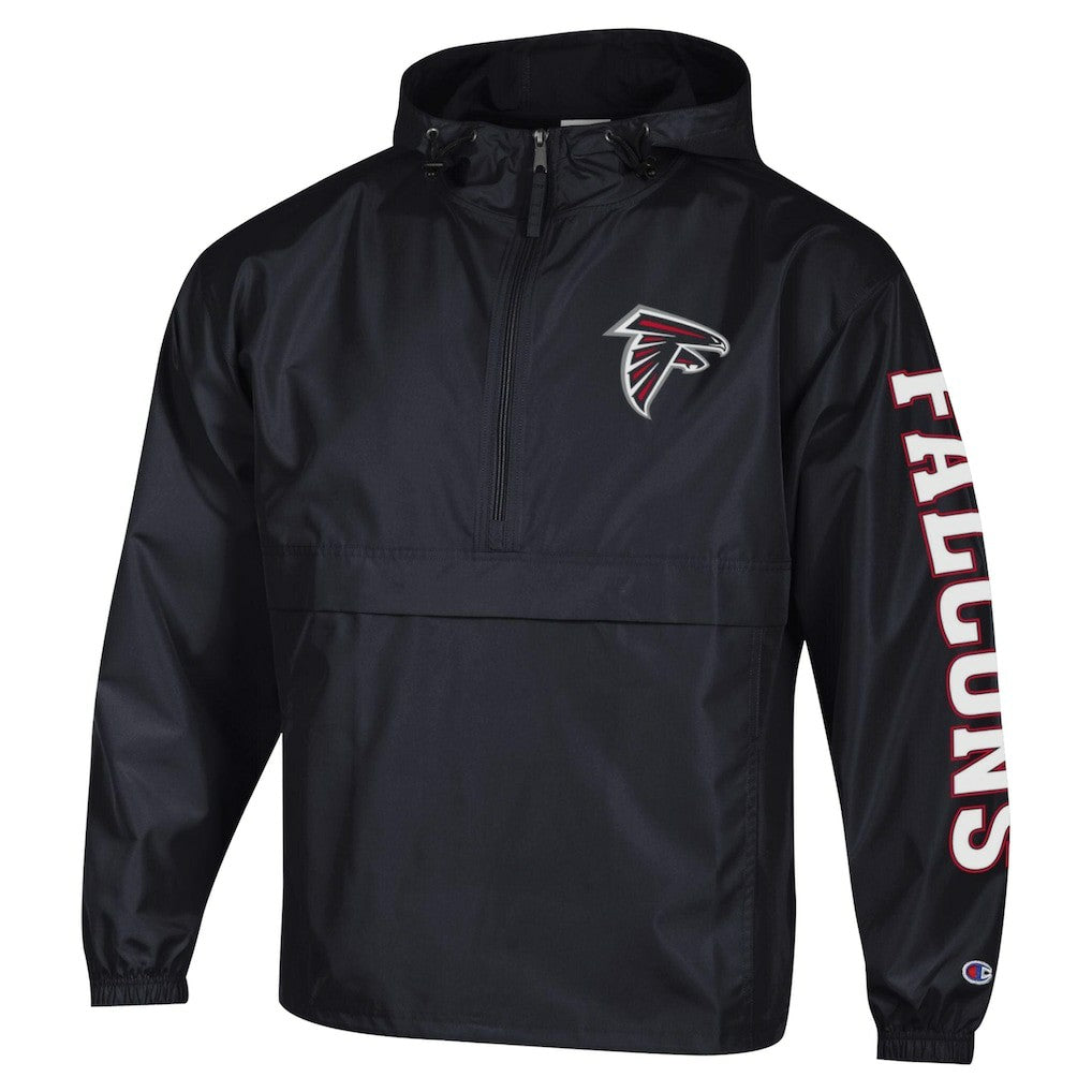 Packable Windbreaker Half-Zip Jacket - Atlanta Falcons Jackets