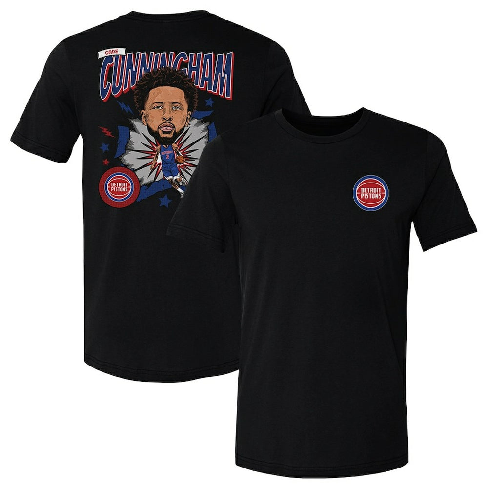 Cade Cunningham Detroit Pistons 500 Level Caricature T-Shirt sale