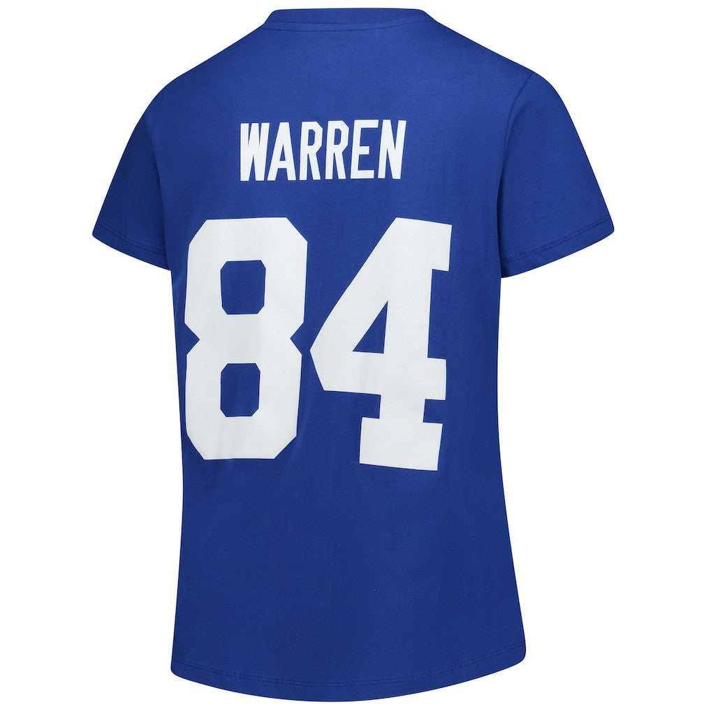 Tyler Warren  Women's Plus Size Name & Number V-Neck T-Shirt - Indianapolis Colts T-shirts