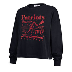 '47 Women's Team Collage Sydney Long Sleeve T-Shirt - New England Patriots T-shirts