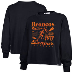 '47 Women's Team Collage Sydney Long Sleeve T-Shirt - Denver Broncos T-shirts