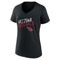Women's Hustle Personalized Name & Number V-Neck T-Shirt - Arizona Cardinals T-shirts
