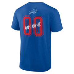 Hustle Personalized Name & Number T-Shirt - Buffalo Bills T-shirts