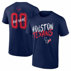 Hustle Personalized Name & Number T-Shirt - Houston Texans T-shirts