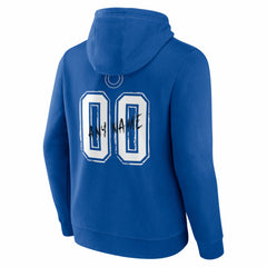 Hustle Personalized Name & Number Hoodie - Indianapolis Colts Hoodies