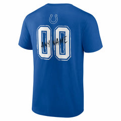 Hustle Personalized Name & Number T-Shirt - Indianapolis Colts T-shirts
