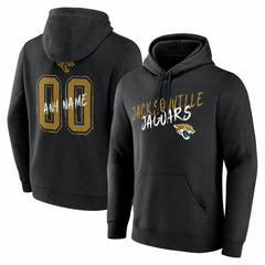 Hustle Personalized Name & Number Hoodie - Jacksonville Jaguars Hoodies