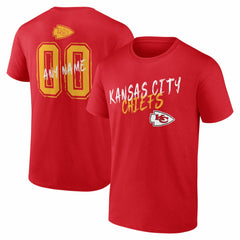 Hustle Personalized Name & Number T-Shirt - Kansas City Chiefs T-shirts