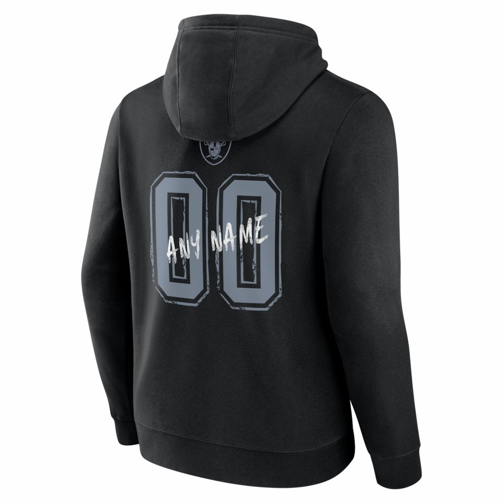 Hustle Personalized Name & Number Hoodie - Las Vegas Raiders Hoodies