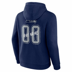 Hustle Personalized Name & Number Hoodie - Seattle Seahawks Hoodies