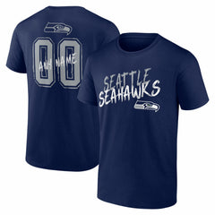 Hustle Personalized Name & Number T-Shirt - Seattle Seahawks T-shirts
