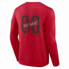 Hustle Personalized Name & Number Long Sleeve T-Shirt - Tampa Bay Buccaneers T-shirts