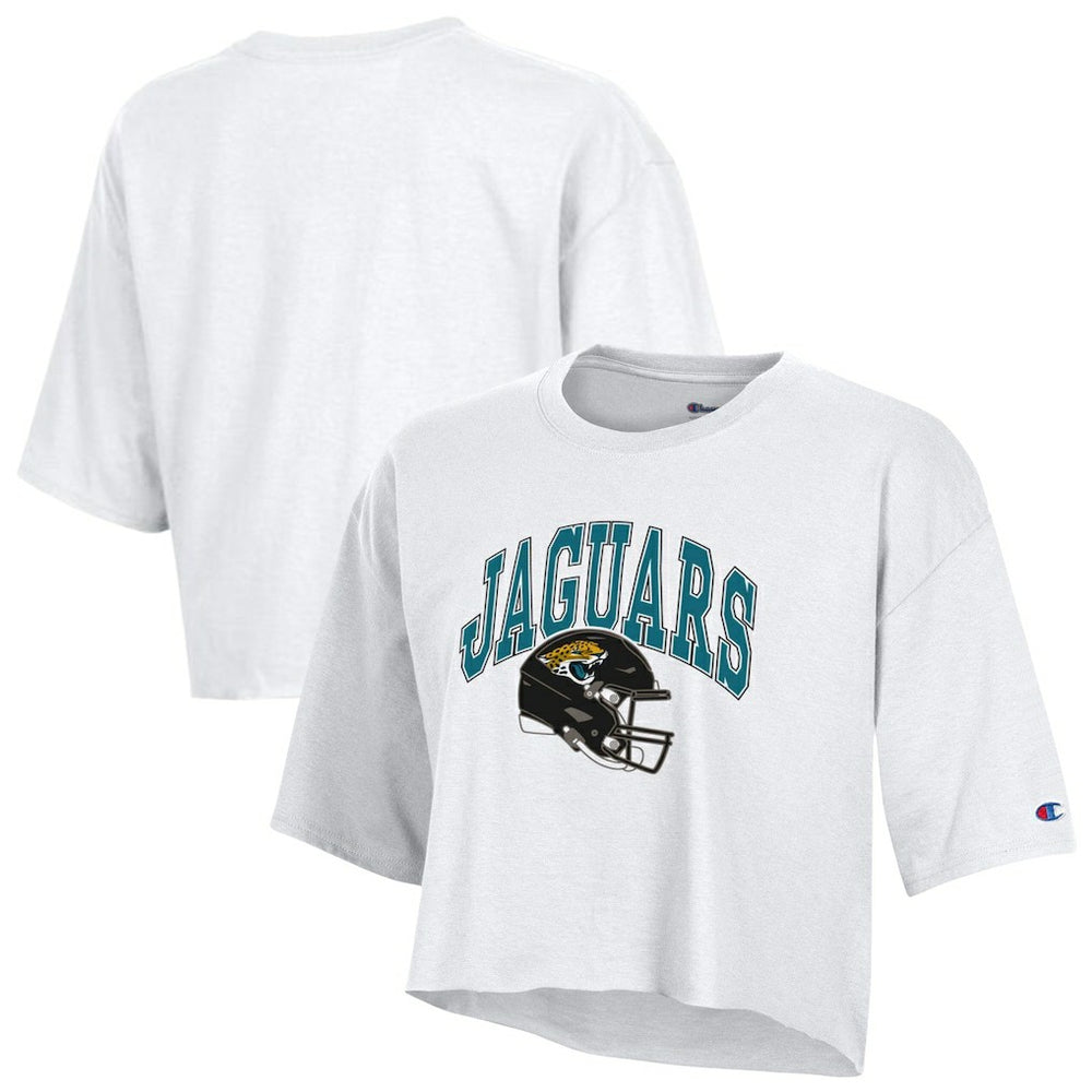 Women's Boyfriend Cropped T-Shirt - Jacksonville Jaguars T-shirts