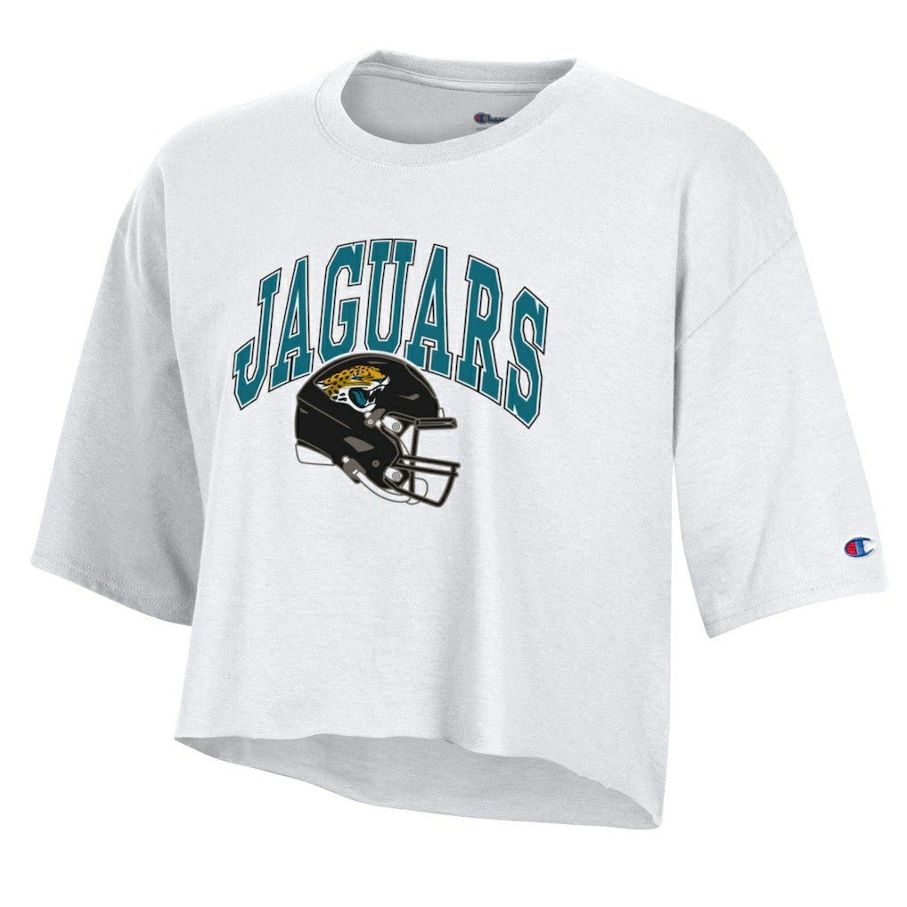 Women's Boyfriend Cropped T-Shirt - Jacksonville Jaguars T-shirts