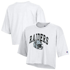 Women's Boyfriend Cropped T-Shirt - Las Vegas Raiders T-shirts
