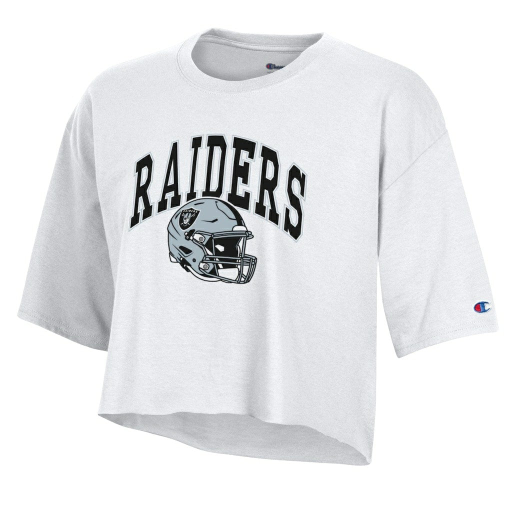 Women's Boyfriend Cropped T-Shirt - Las Vegas Raiders T-shirts