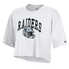 Women's Boyfriend Cropped T-Shirt - Las Vegas Raiders T-shirts