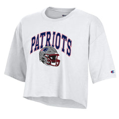 Women's Boyfriend Cropped T-Shirt - New England Patriots T-shirts