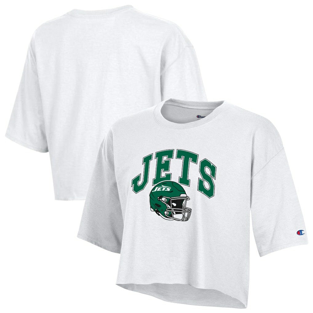 Women's Boyfriend Cropped T-Shirt - New York Jets T-shirts