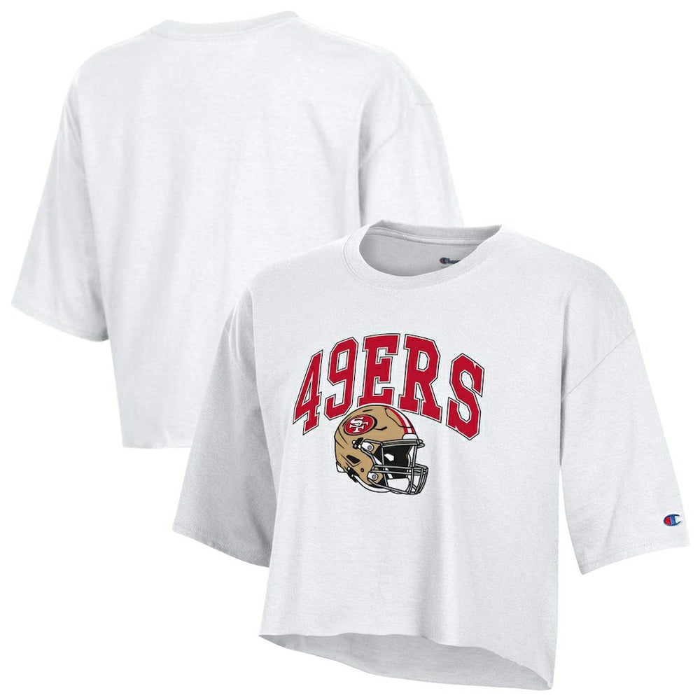 Women's Boyfriend Cropped T-Shirt - San Francisco 49ers T-shirts