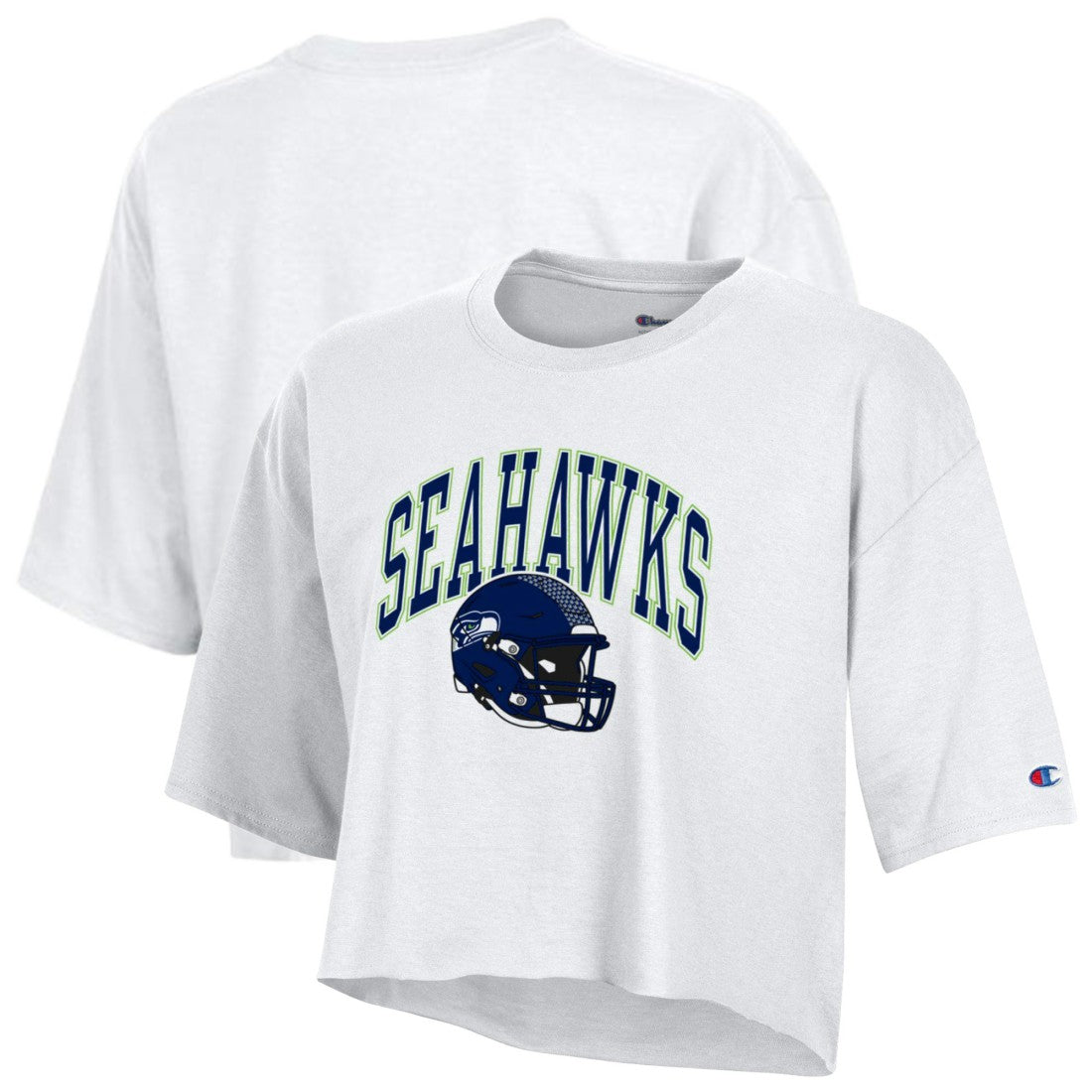 Women's Boyfriend Cropped T-Shirt - Seattle Seahawks T-shirts