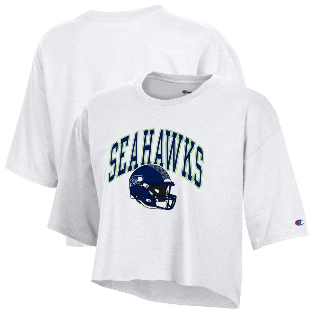 Women's Boyfriend Cropped T-Shirt - Seattle Seahawks T-shirts