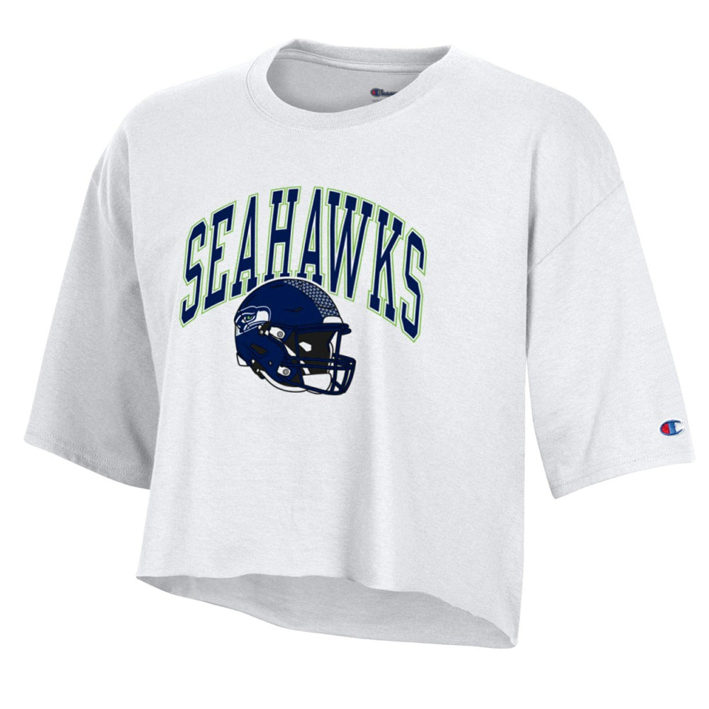 Women's Boyfriend Cropped T-Shirt - Seattle Seahawks T-shirts