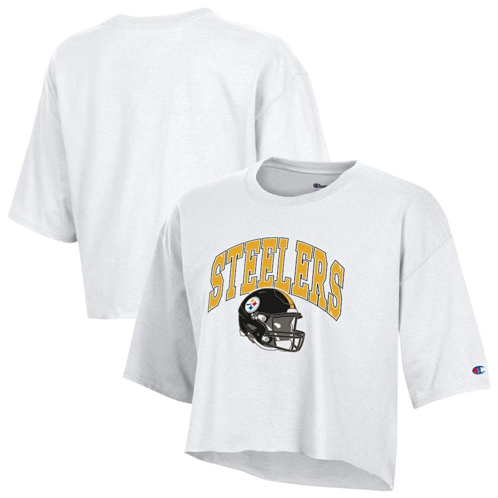 Women's Boyfriend Cropped T-Shirt - Pittsburgh Steelers T-shirts