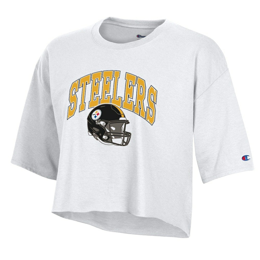 Women's Boyfriend Cropped T-Shirt - Pittsburgh Steelers T-shirts