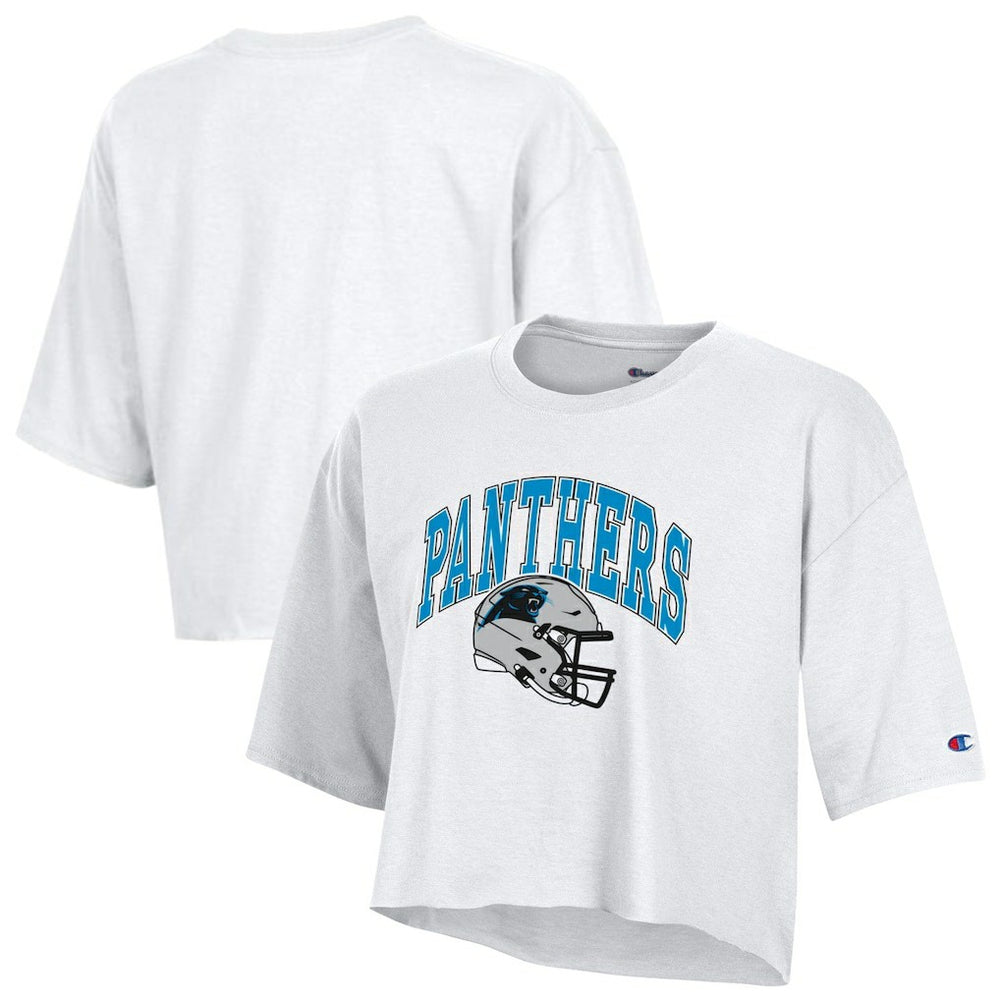 Women's Boyfriend Cropped T-Shirt - Carolina Panthers T-shirts